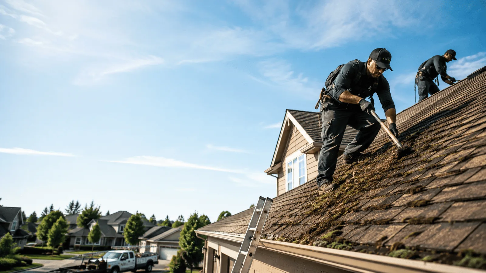 Roof Moss Removal in Yukon, OK near me